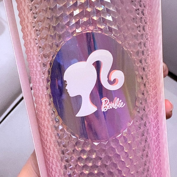 Pink Barbie Cold Cup Tumbler with a Cappuccino Mix Powder - Picture 3 of 6